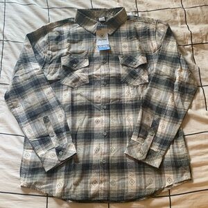 Hurley Patterned Flannel Shirt Large